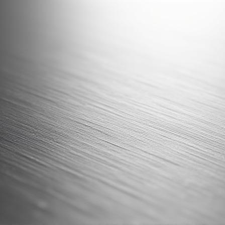 Detailaufnahme von mattem Stahl