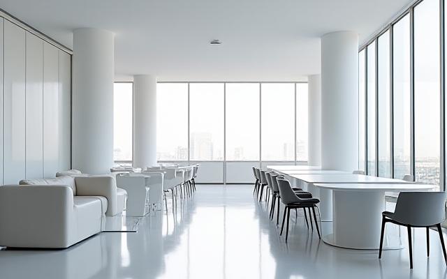 Gepflegtes Design-Büro
